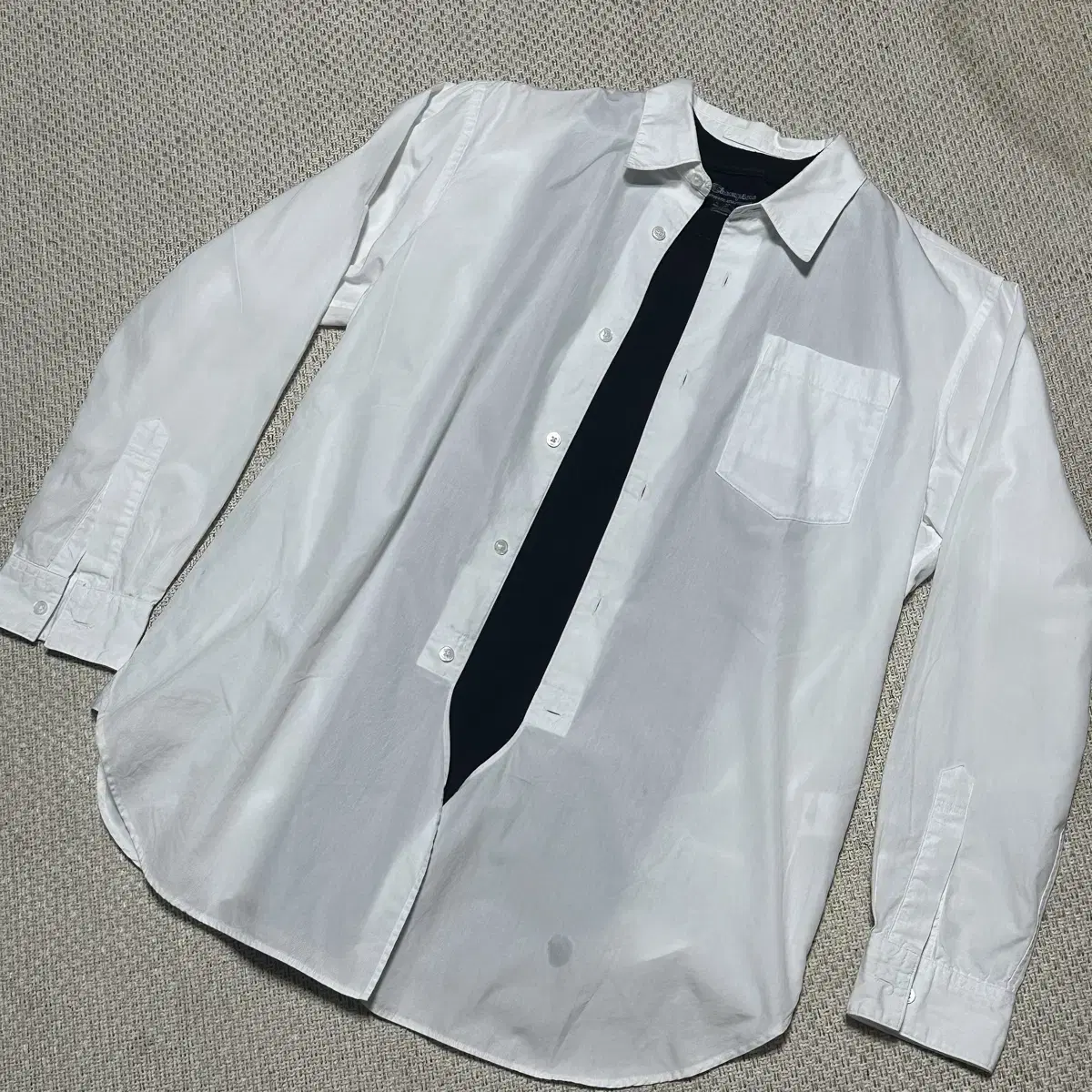 Softnet Faux Tie Shirt