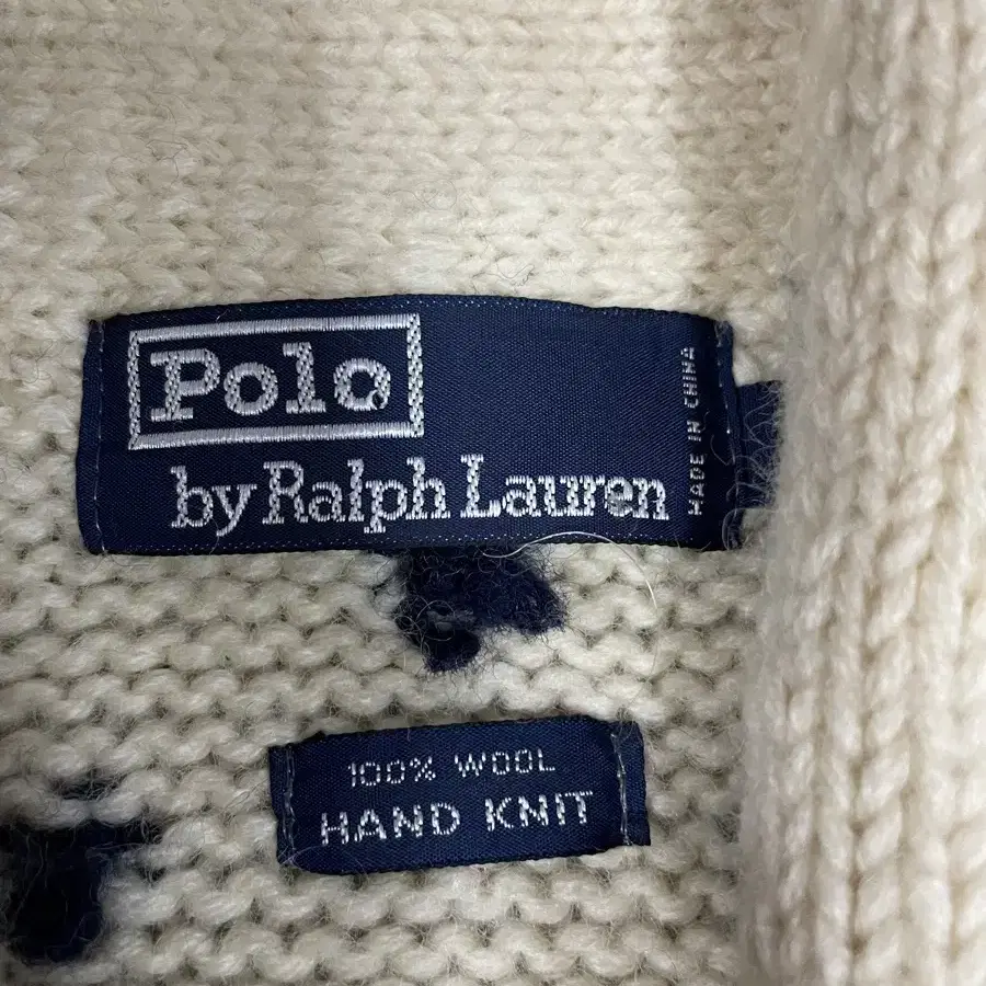 90s vintage Polo HAND KINT wool