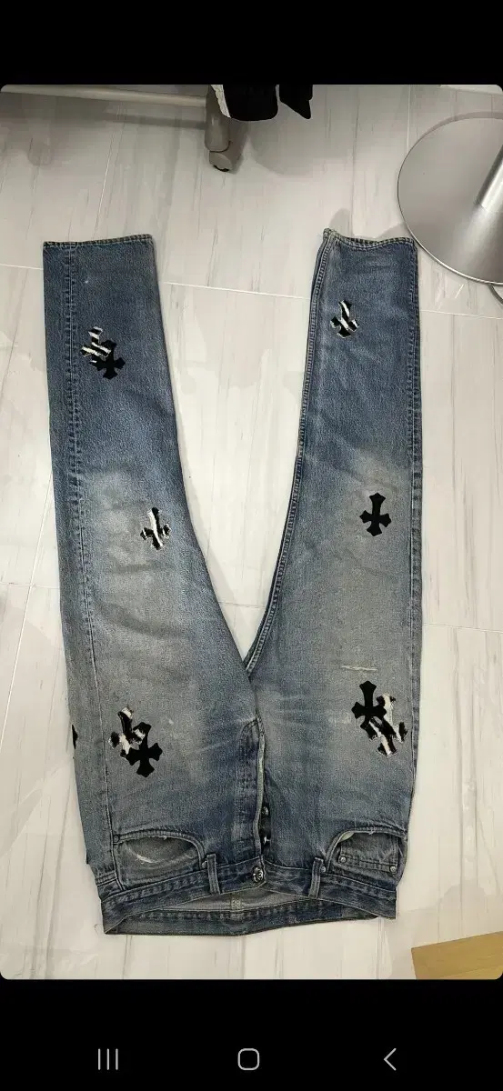 Chrome Hearts x Levi's 501 special Order 1of 1 Song Patch