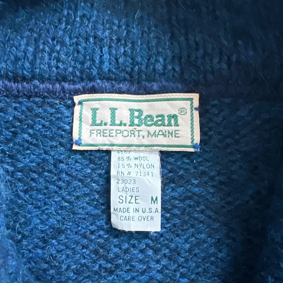 90s L.L.bean 엘엘빈 USA 미제 울 스웨터