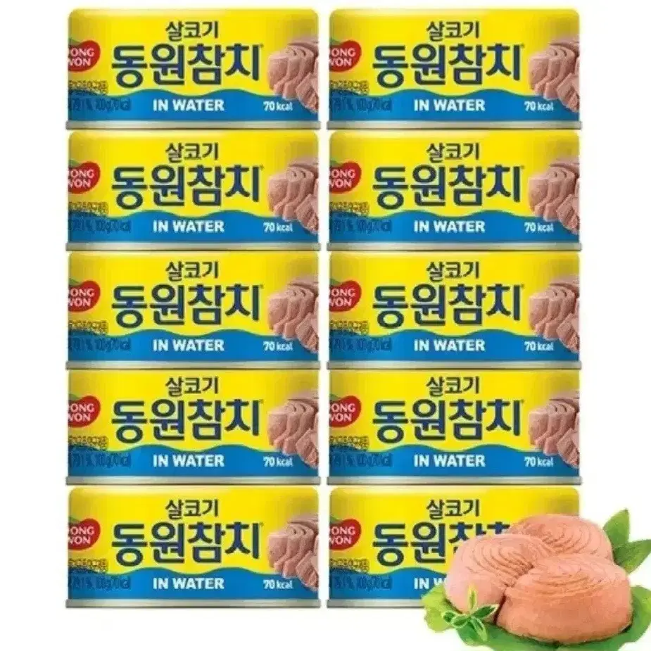 번개최저가 동원살코기참치인워터100GX10캔 11900원