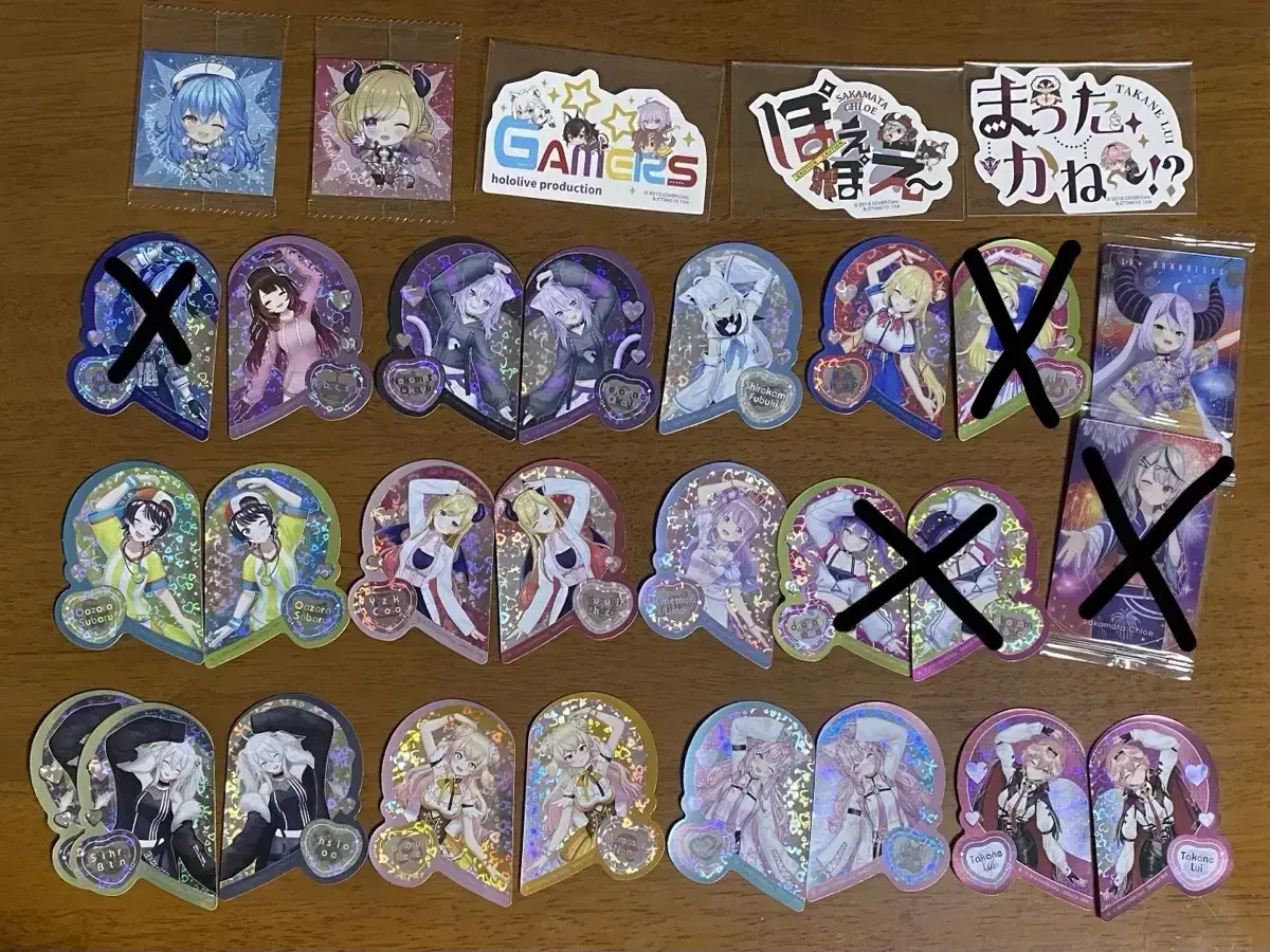 HoloLive Jiryu merchandise (Heart Sticker, Itajaga, Wehasu, Mobile Sticker)