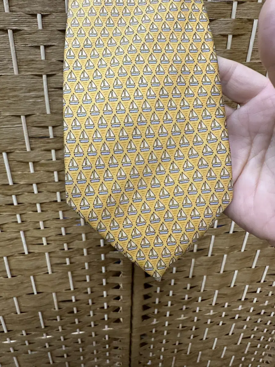 HERMES Imported Hermes 100% Silk Tie