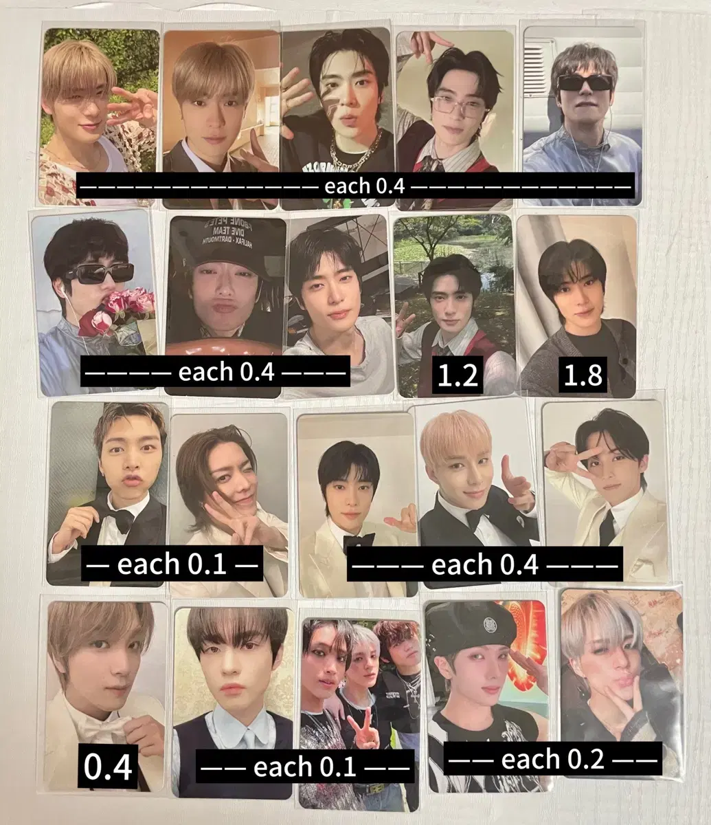 nct photocard wts alfo unreleased photocard jaehyun mark haechan jisung jeno jungwoo