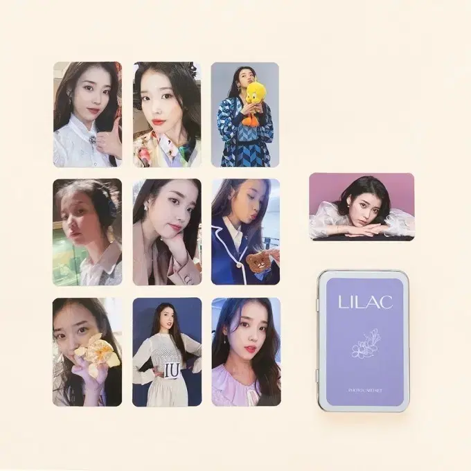 IU Lilac Photo Card Set