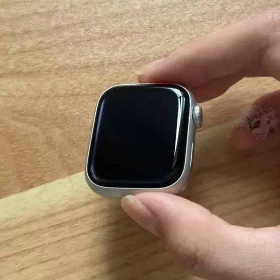 풀박)apple 애플워치 9 실버 gps / 41mm 배터리성능 100