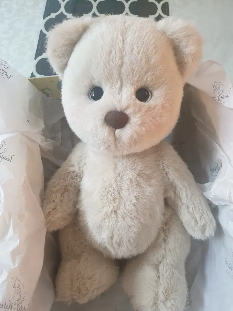 Genuine Lena Bear 30cm Milk Tea