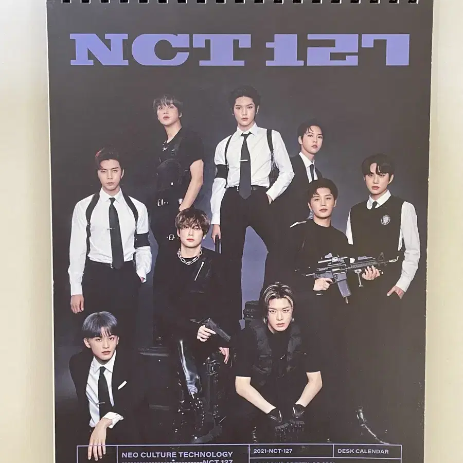 2021 NCT 127 시그 탁상달력