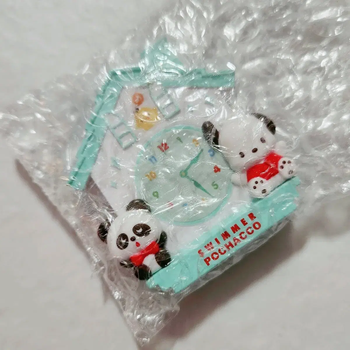 Sanrio Swimmer Secret Random Decoration Figure Pochaco Pochaco Watch Figure Unsealed