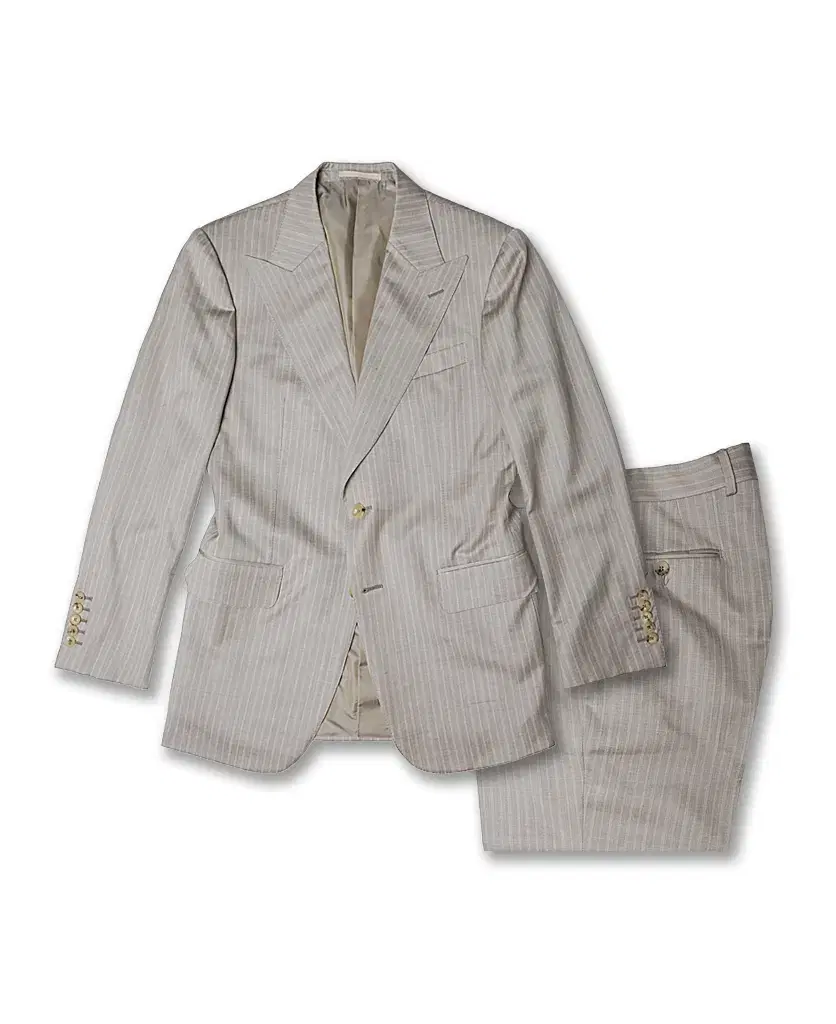 Gucci [Gucci] Tom Ford Oatmeal Stripe Suit