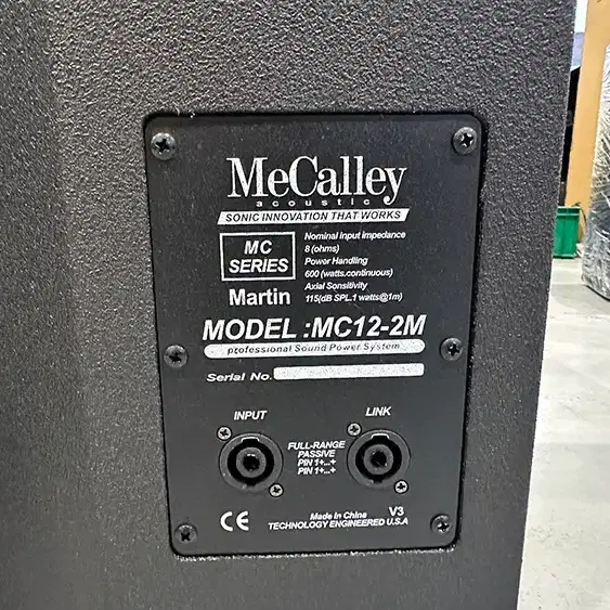 MeCalley 12인치 2웨이 스피커 MC12-2M (1조)