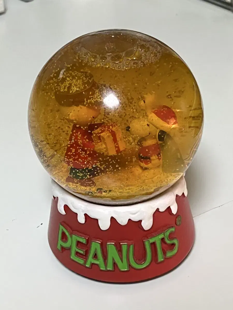 Vintage Snoopy Music Box Snowball