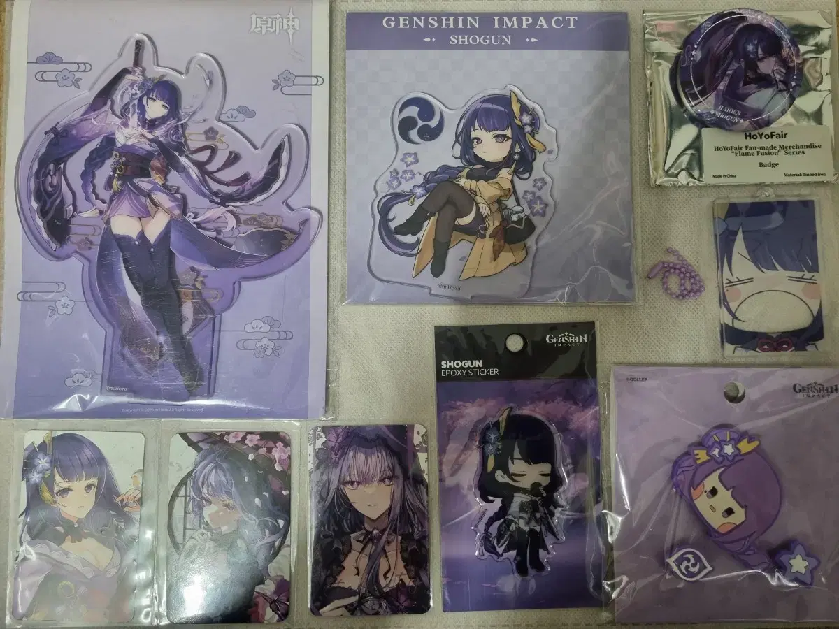 Feeding//Sell) Genshin Impact Raiden merchandise bulk is for sale!