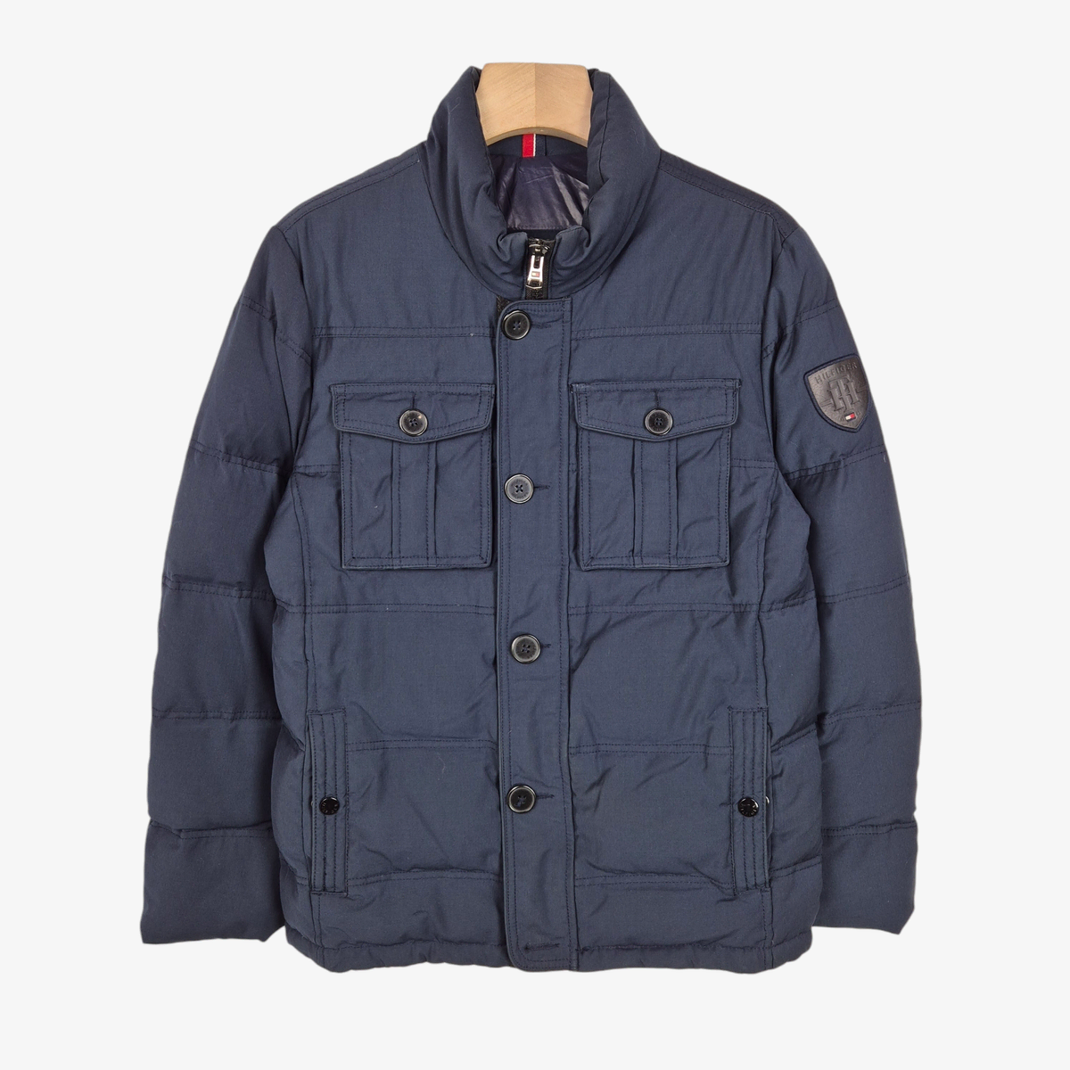 [95] Tommy Hilfiger Navy Duck Down Puffer Jacket