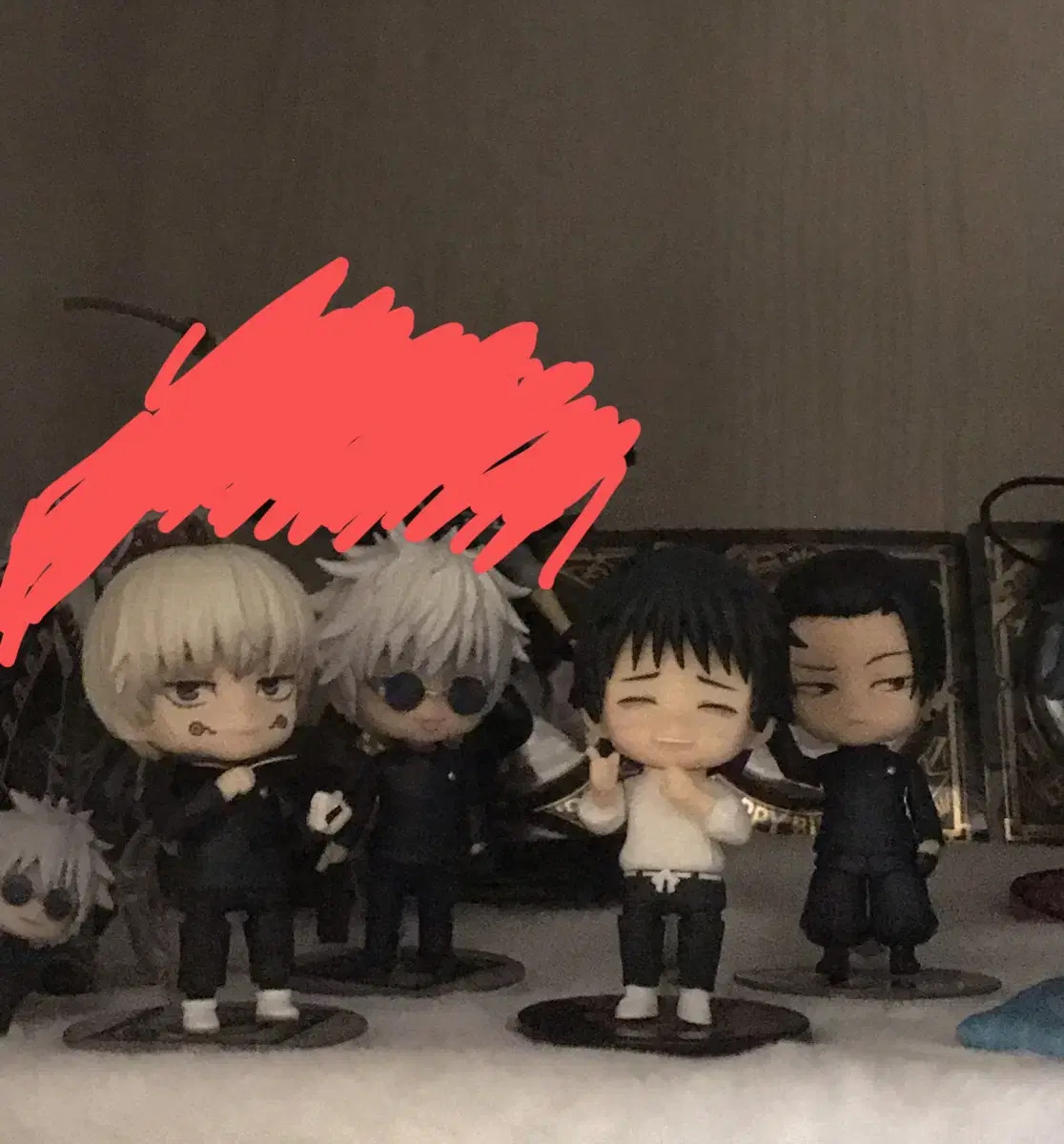 Spinning Gojo Satoru, Ghetto Suguru, Clothes Kotsu Yuta, Inumaki Toge Nendo