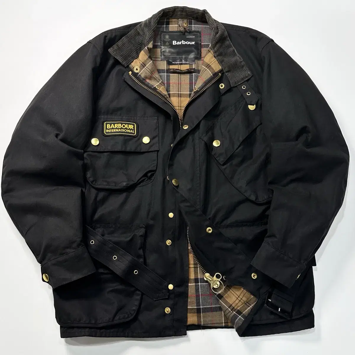 Barbour International Belted Wax Jacket