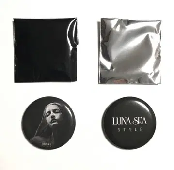LUNA SEA 캔뱃지 MOTHER STYLE 타워레코드 혜택 2장 세트