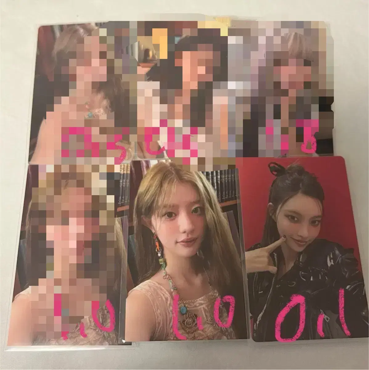 Eilidh Cherish broadcast photocard wts Iroha Democracy Mocha Wonhee Yoona