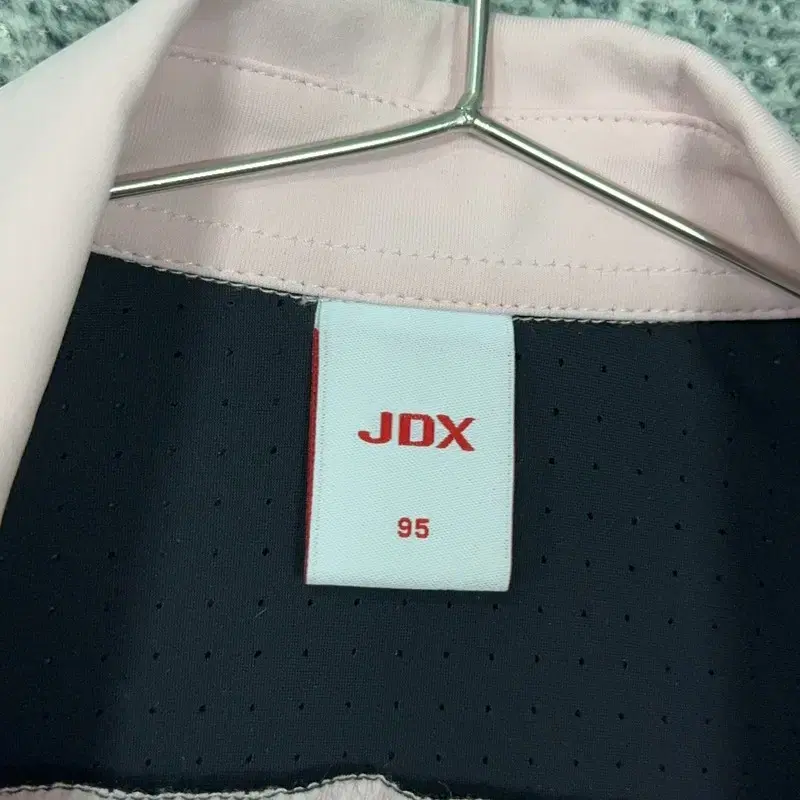 JDX 골프 남성 연핑크 기능성 반팔 카라티 95