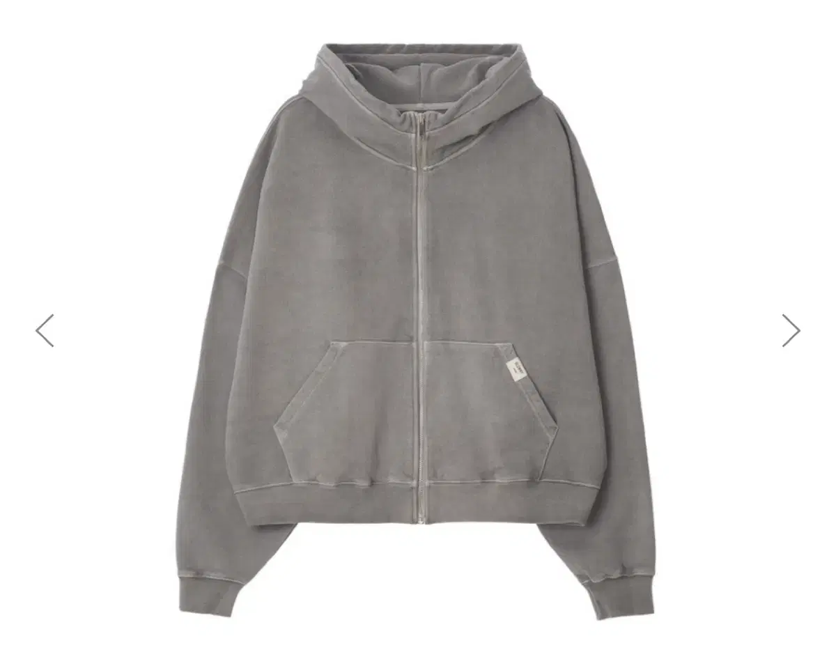 글로니 후드집업 G classic washed boxy (gray)