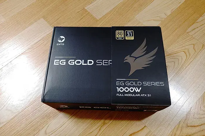 엔티스 EG 1000W 80PLUS GOLD 풀모듈러 ATX3.1 파워