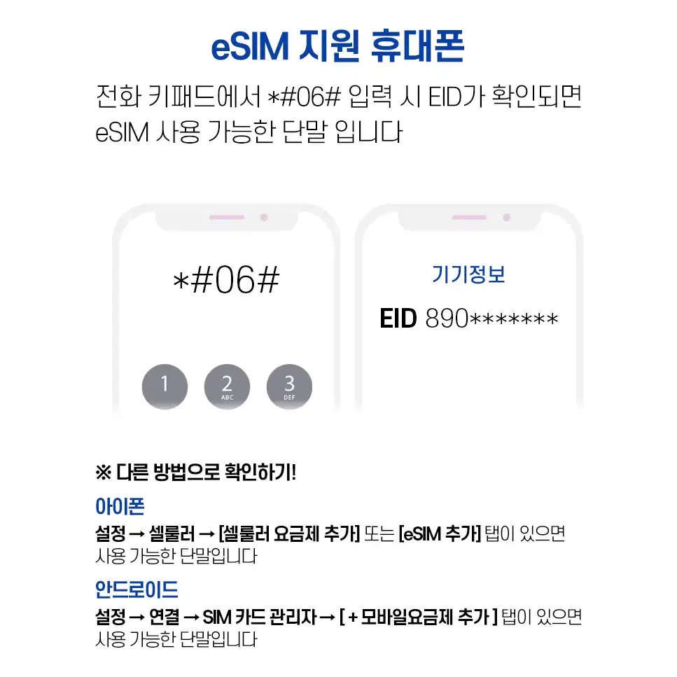 일본 eSIM 이심 소프트뱅크 매일1GB 3일