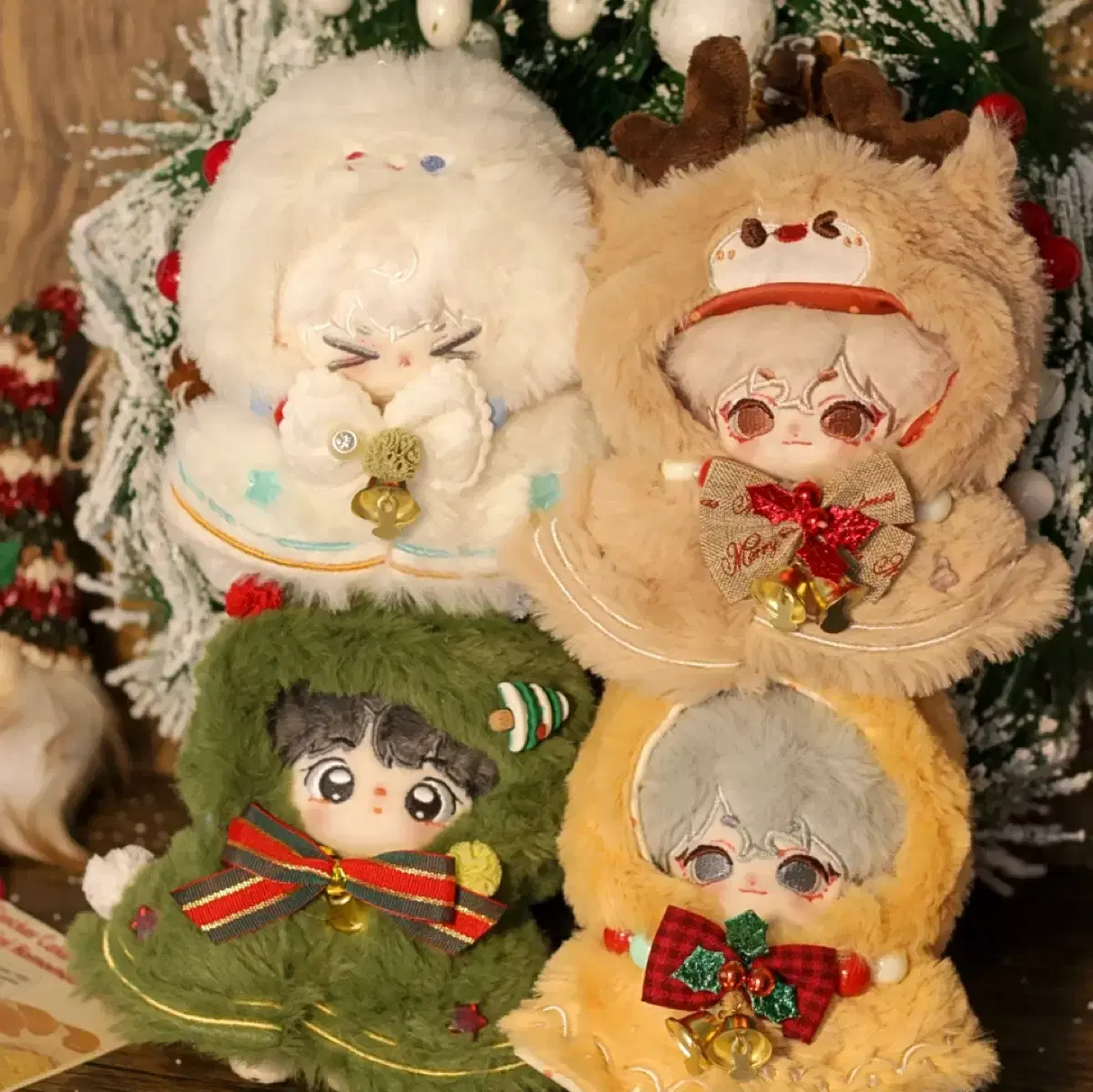 Somyi Doll 10cm Christmas Furry Clothes