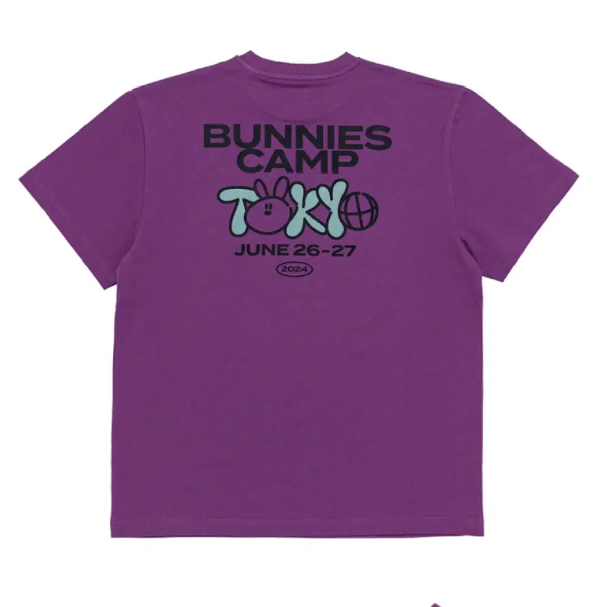 New jeans Bunnies Camp T-shirt Purple XL New