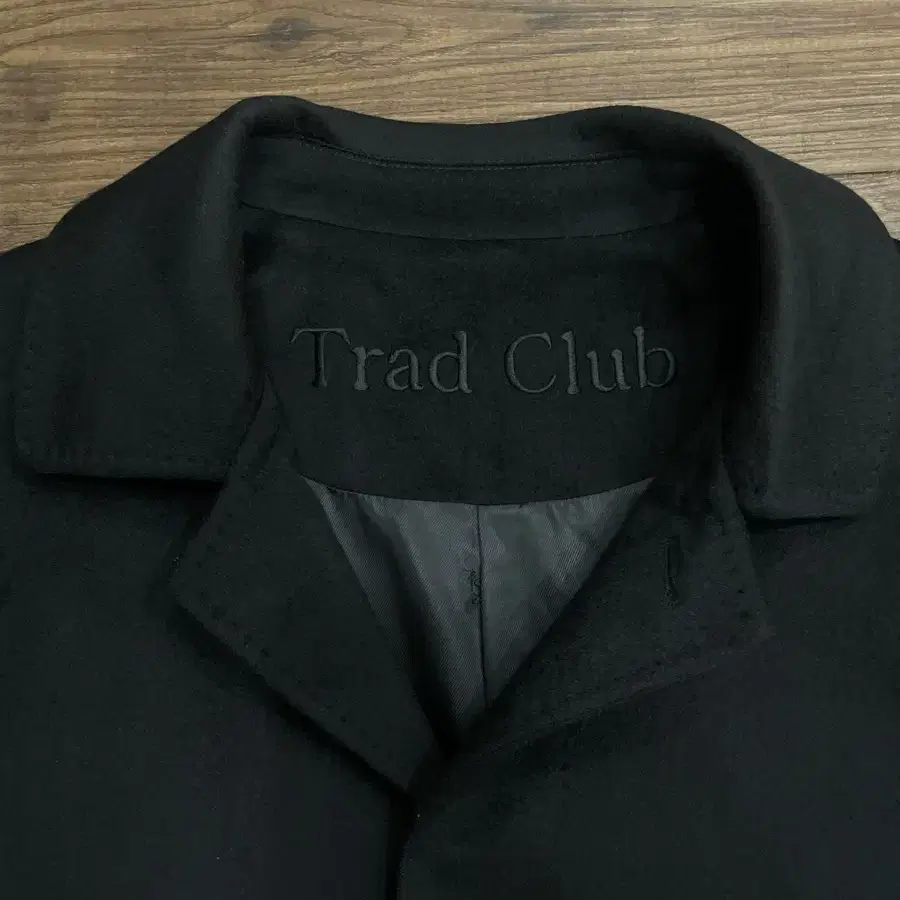 Trad Club 캐시미어 코트 롱코트 블랙