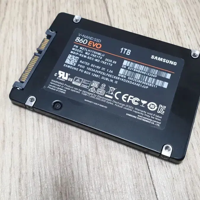 삼성 860 Evo ssd 1테라 ssd 1tb 대구