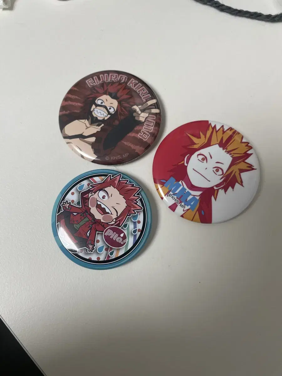 Nahia Hiroaka Kirishima Eijiro Round Can Badge in Bulk