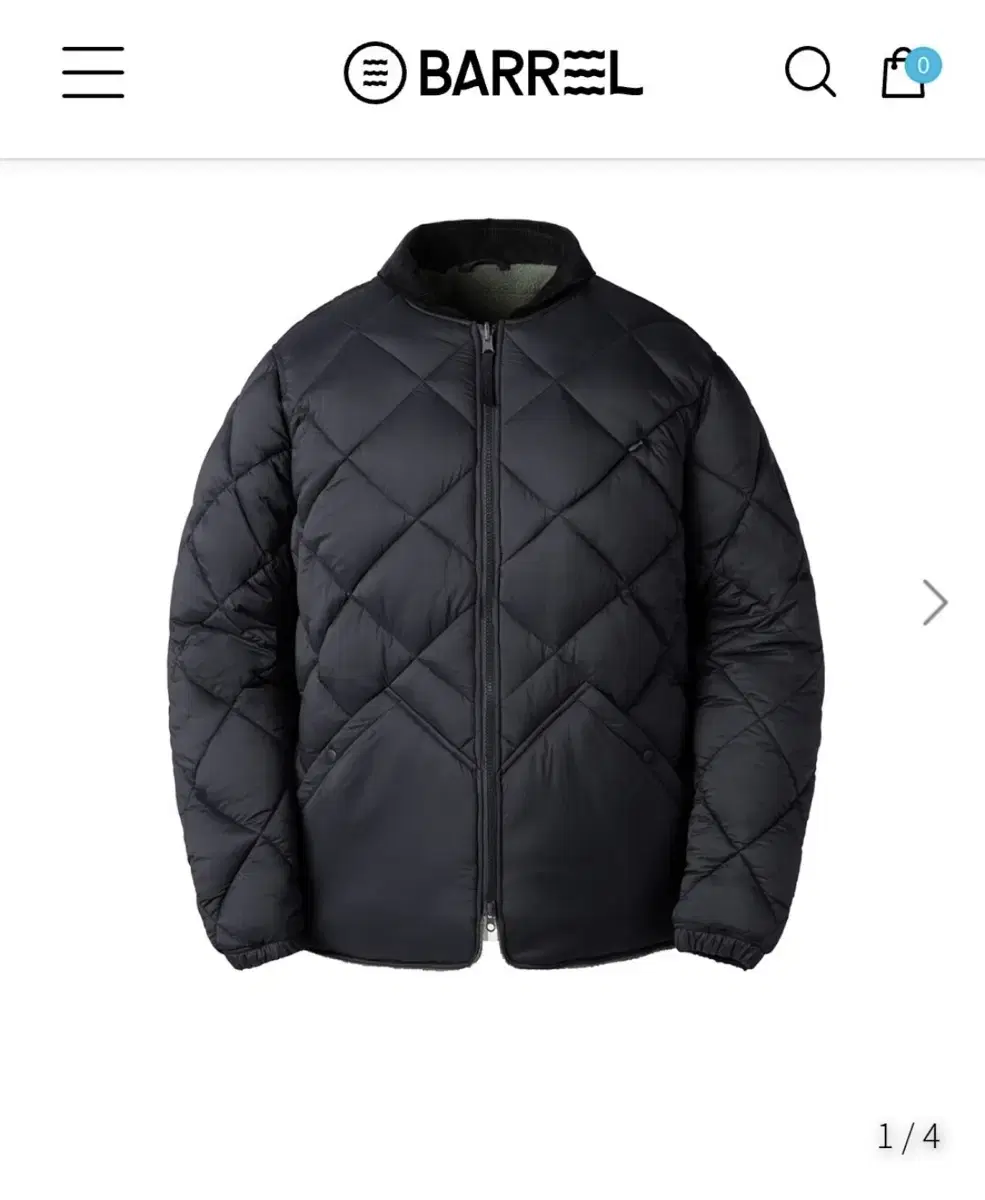 Unisex Barrel Reversible Quilted Jacket (Hazel X)