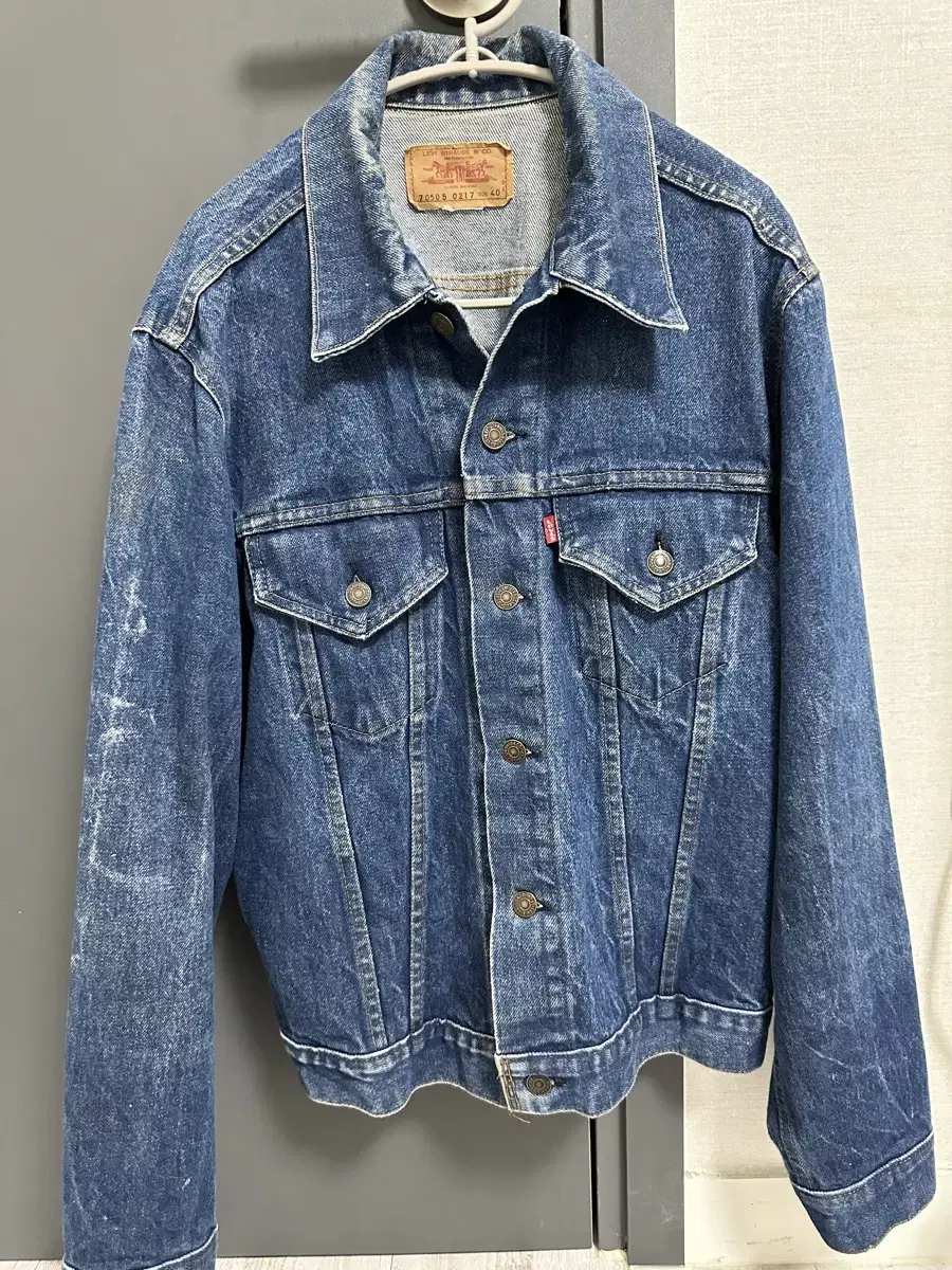 (40) 80s USA Vintage Levi's 3rd Generation Tucker Denim Jacket