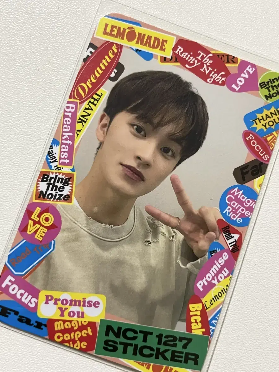 Mark photocard mumoshop sticker 2nd unreleased photocard nct NCT 127 Dream Day Seven