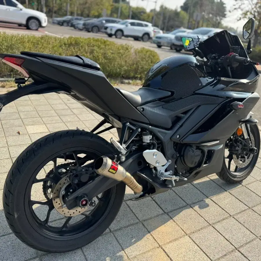 야마하 yzf r3 20년 블박 gps 머플러튜닝 판매합니다