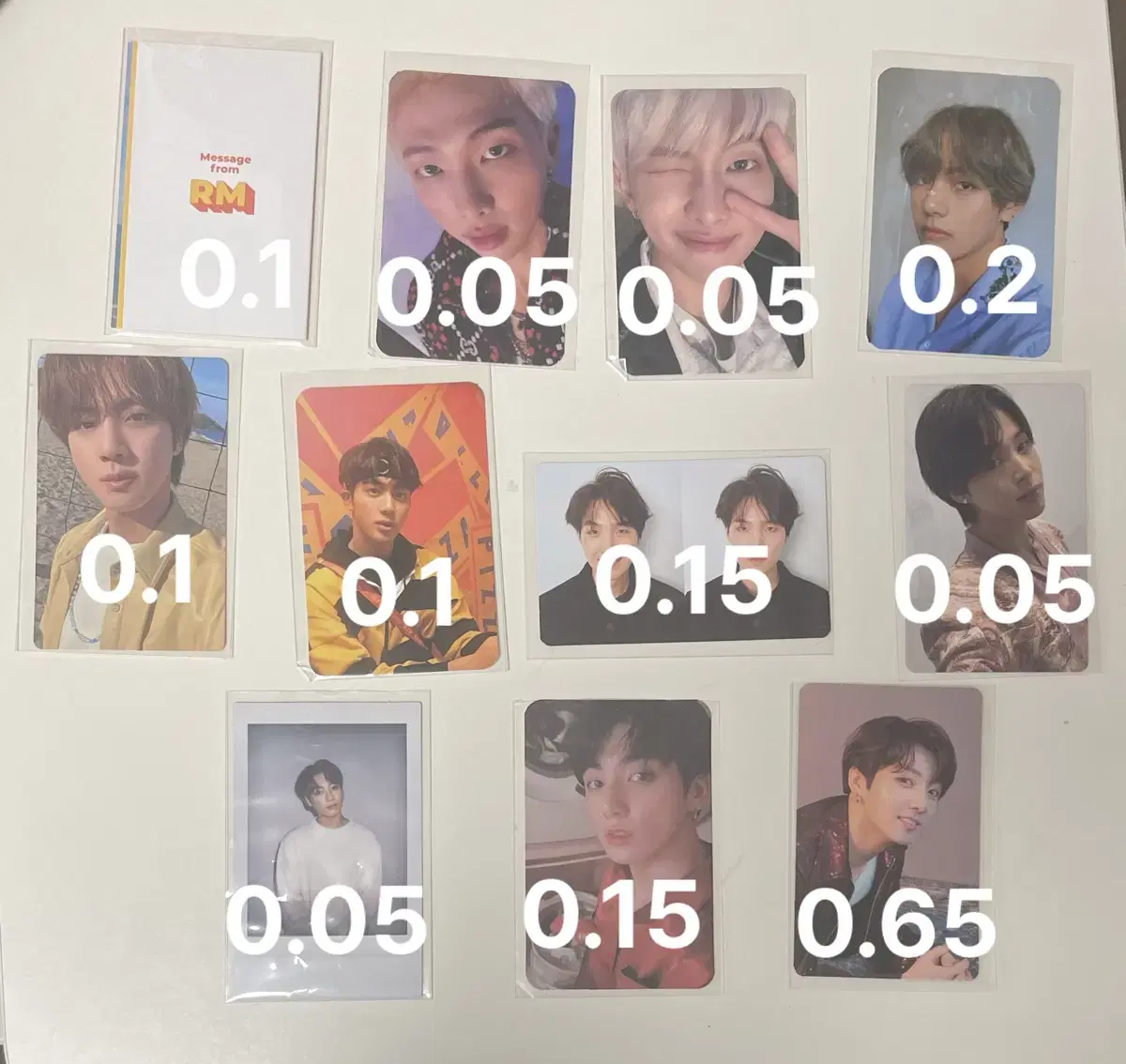 Sell Bangtan BTS photocard 