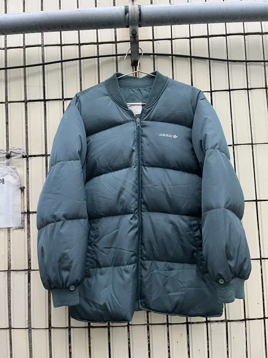 Adidas Down Puffer Padded Teal Green