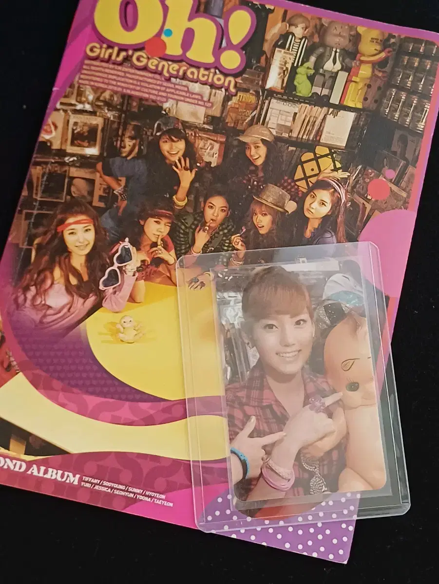 Quick sale 11.20일까지만 4.5girls generation oh! Oh! Album + Taeyeon Photo Card