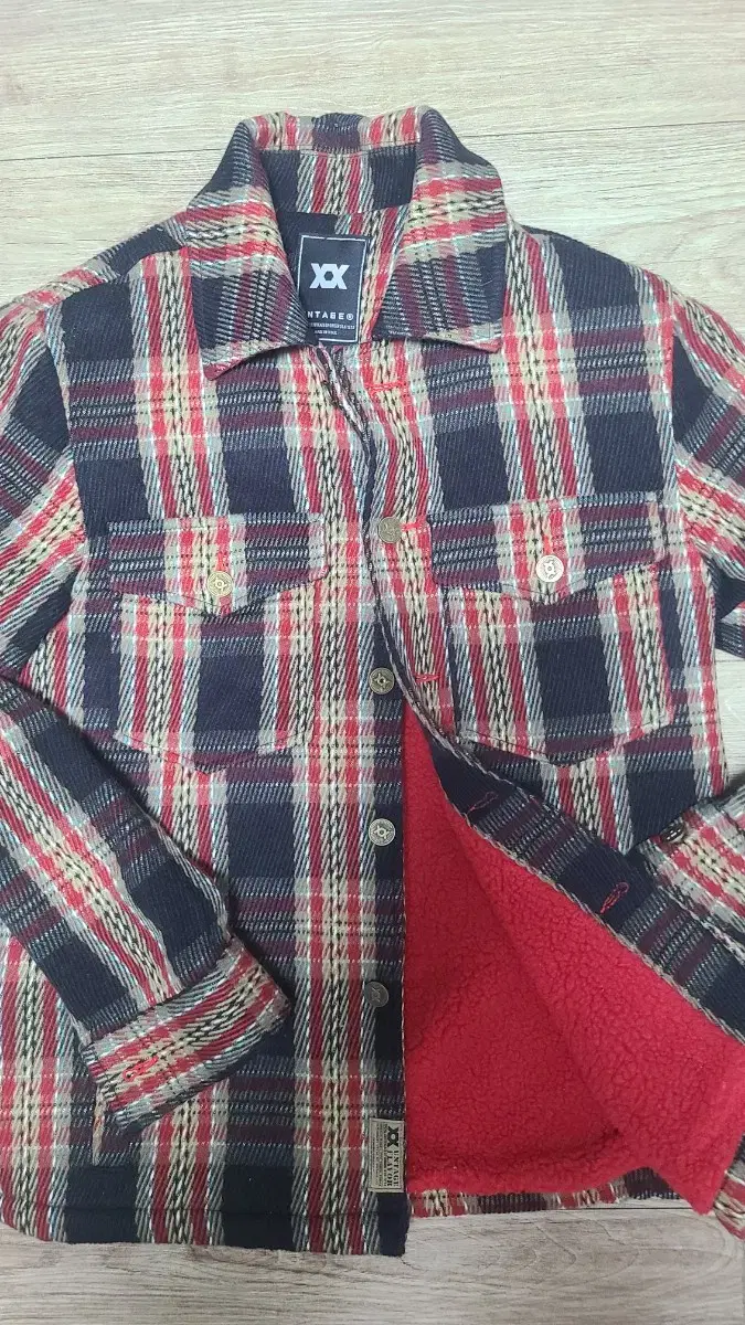 Vintage Retro Winter Shirt M