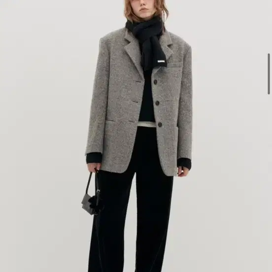 로우클래식 자켓 코트 fine alpaca wool blazer coat