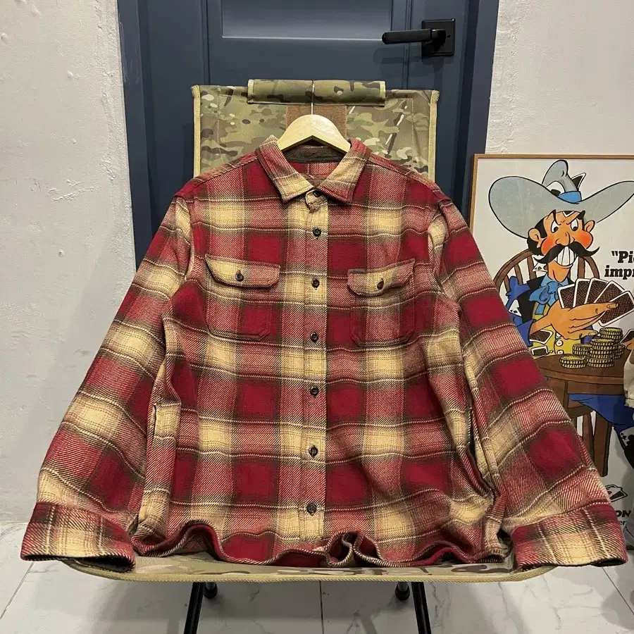 ORVIS HEAVY COTTON FLANNEL 플라넬체크셔츠