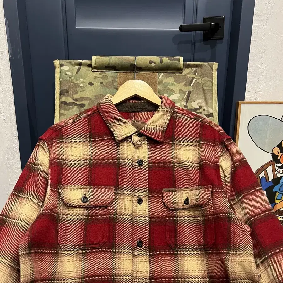 ORVIS HEAVY COTTON FLANNEL 플라넬체크셔츠