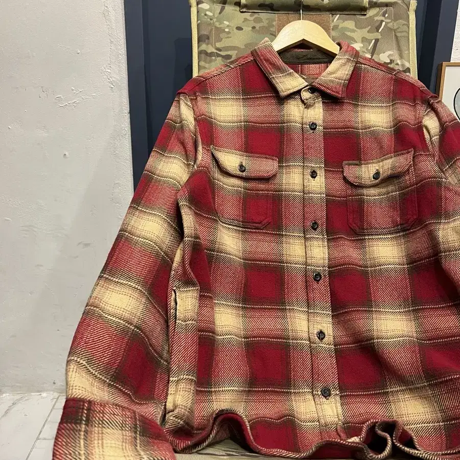 ORVIS HEAVY COTTON FLANNEL 플라넬체크셔츠