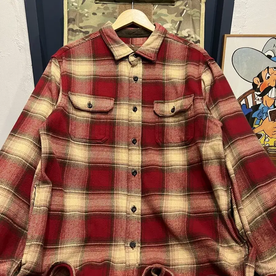 ORVIS HEAVY COTTON FLANNEL 플라넬체크셔츠