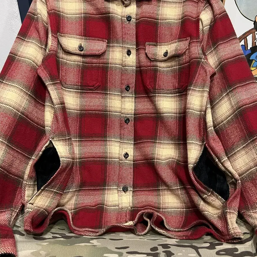 ORVIS HEAVY COTTON FLANNEL 플라넬체크셔츠