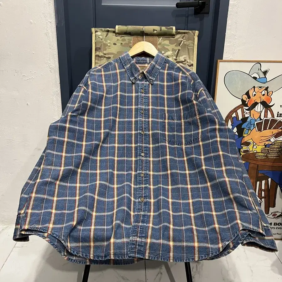 VINTAGE ST.JOHNS BAY CHECK SHIRT 빈티지체크셔츠