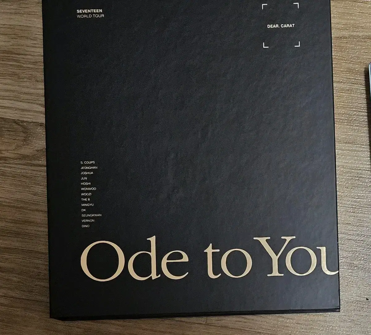 세븐틴 오드투유 ode to you dvd 블루레이