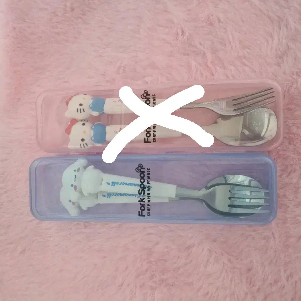 Hello Kitty Cinnamon Roll Cutlery Fork Set