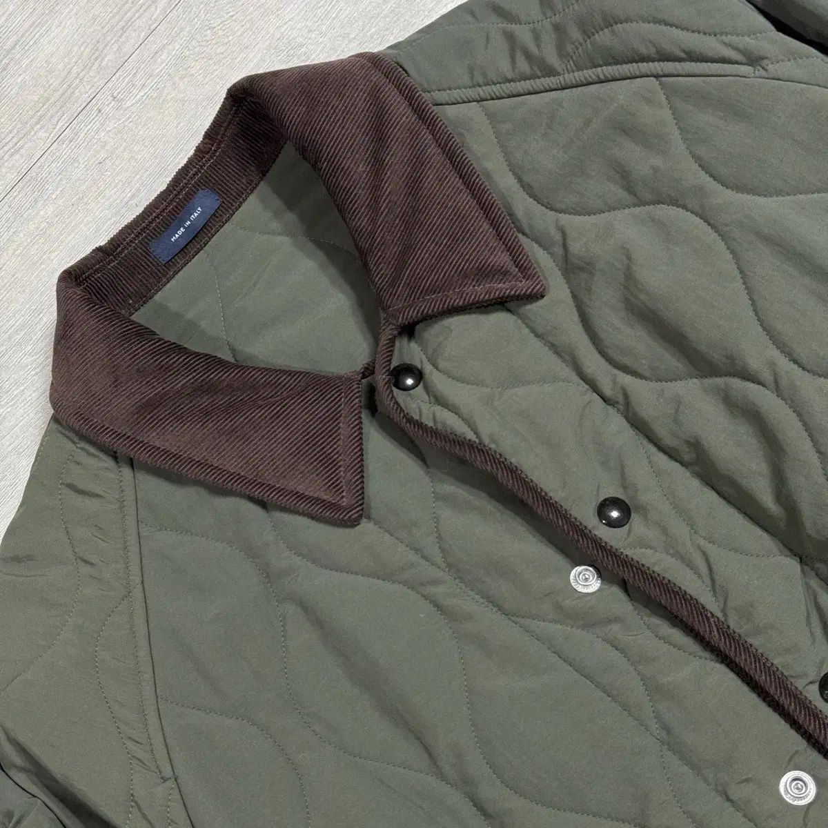 Drex Olive Quilted Jacket