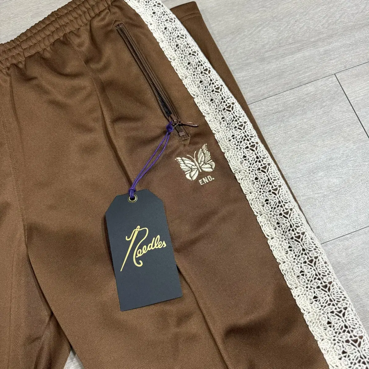 Needles End Collaboration Track Pants